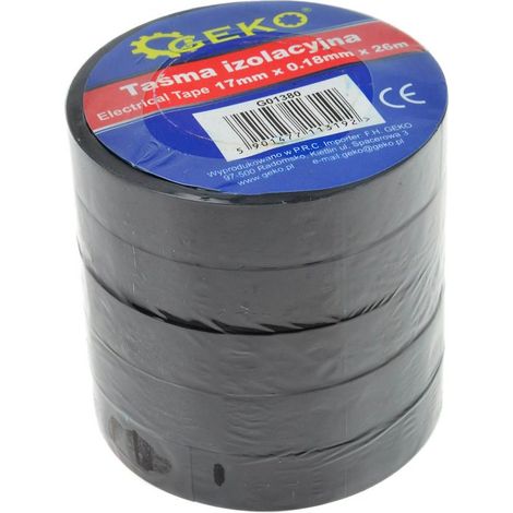 Cinta aislante de 17 mm x 0,18 m x 26 m (5/200) (1/4)