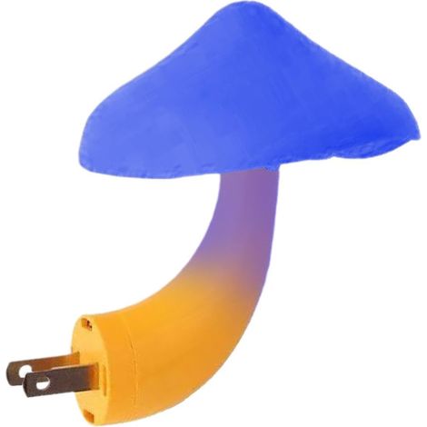 Veilleuse Champignon Décoration LED À Capteur Enfichable Automatique (1/5)