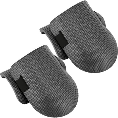 Genouillères, genouillères en plein air, protège-genouillères de 19 cm / 7,5 pouces pour balcon, yoga, bureau, jardin (noir) (1/5)