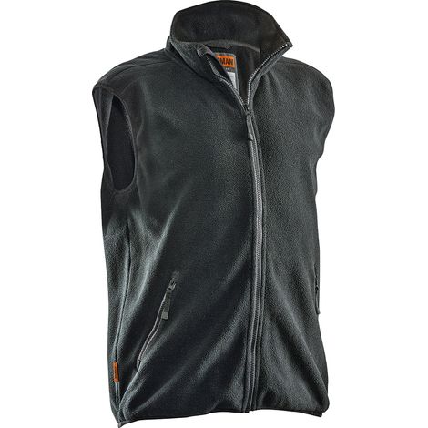 Jobman Fleeceweste 7501 Schwarz Größe M