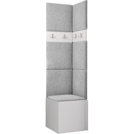 Conjunto para recibidor Pinis XXI, Abriamo 06, 186x42x46cm, Tapiz, Aglomerado laminado, Colocada, Montada en la pared (1/5)