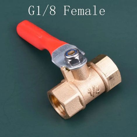 (1-Autre) Robinets à bille en laiton avec filetage G1/8 - G3/8 et raccords à barbes de 8 à 10 mm pour des connexions de plomberie polyvalentes (1/5)