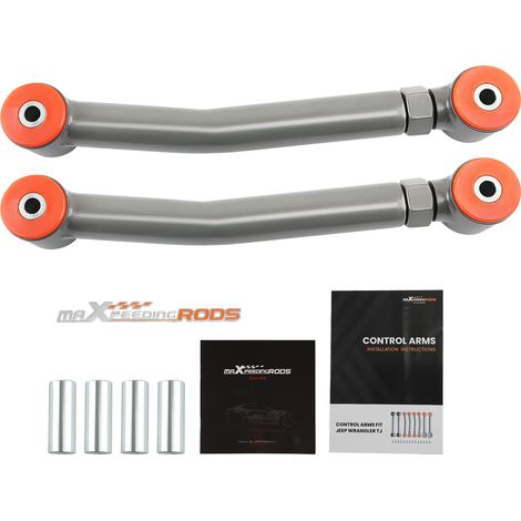 2 pcs Front Lower Heavy Duty Adjustable Control Arm for Jeep TJ ZJ Cherokee XJ