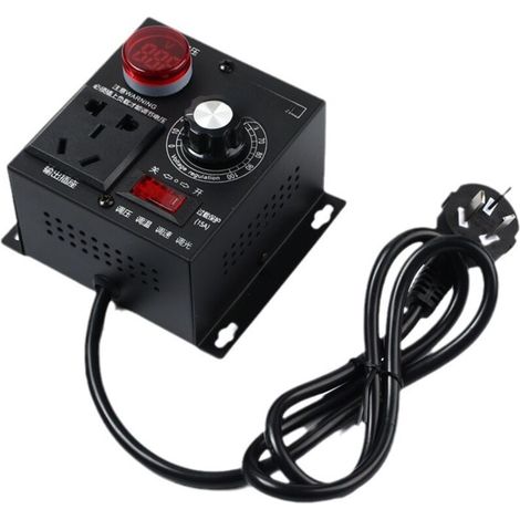 Régulateur électronique à thyristors AC220V 9A 4000W haute puissance, régulateur de température, variateur de lumière (1/5)