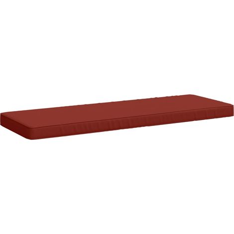1-teiliges Bankkissen VUGHT 100 % Polyester Rot 120 x 40 x 5 cm vidaXL (1/5)
