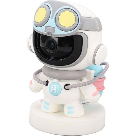 Caméra de surveillance sans fil WiFi Robot Spatial Forme 1080p HD Vision Nocturne Audio Bidirectionnel 2MP Maison (1/5)