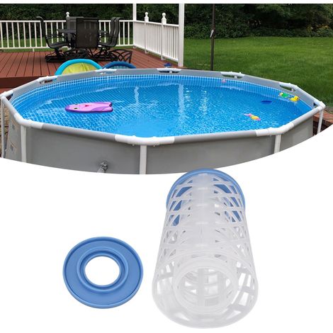 Cartucho de filtro extraíble y reutilizable para bombas de agua de piscinas, PVC, 5 cartuchos de filtro, 108 mm de diámetro, para aire acondicionado. (1/5)