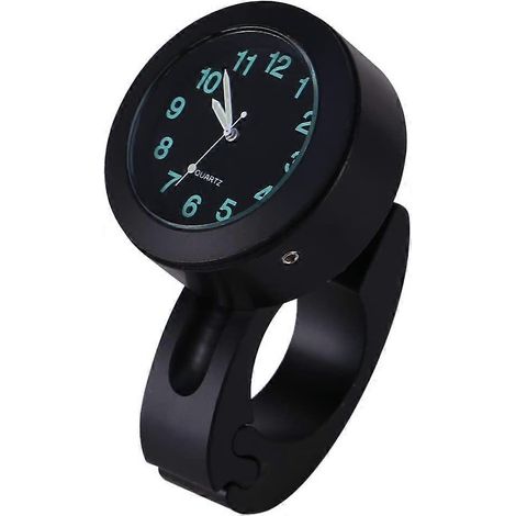 Horloge de guidon universelle étanche pour moto, compatible avec les guidons de 7/8" et 1" pour Honda Y (1/5)