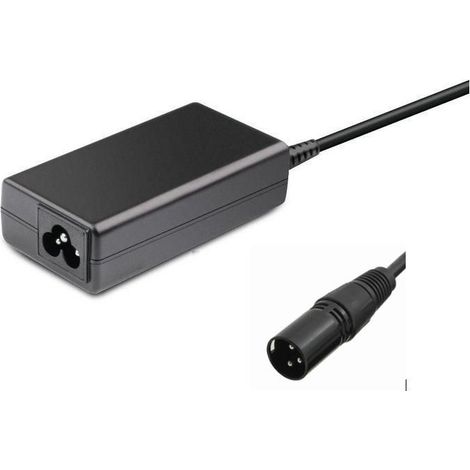 CoreParts E-Bike-Netzteil 84W 42V 2A mit Cannon-Stecker, mit EU-Kabel, mbxebike-AC0002