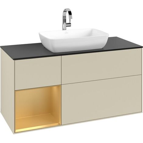 Villeroy & Boch F822HFHJ Meuble sous-lavabo Finion F82 (1/3)