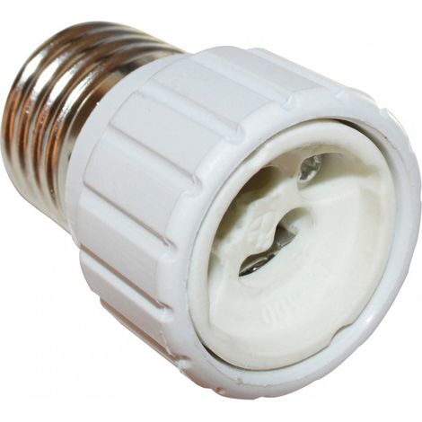 Trasformatore presa E27 in GU10 TIBELEC, plastica, bianco 100 W CENTRALE BRICO