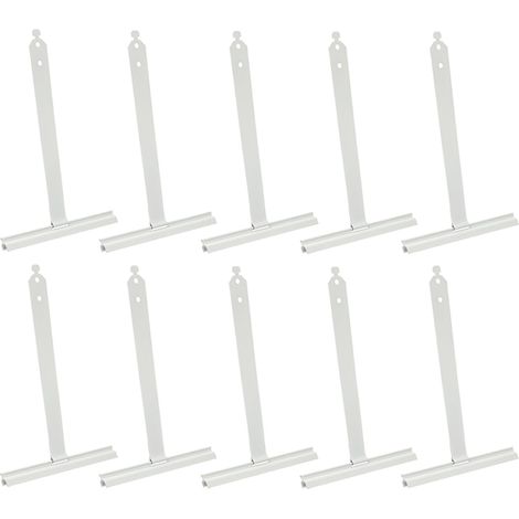 10 Pièces Mini Ressorts de Suspension pour volet Roulant Fixation pour volet Roulant Ressorts de Suspension Pour Volet Roulant électrique et manuel(100x190mm,Blanc) (1/5)