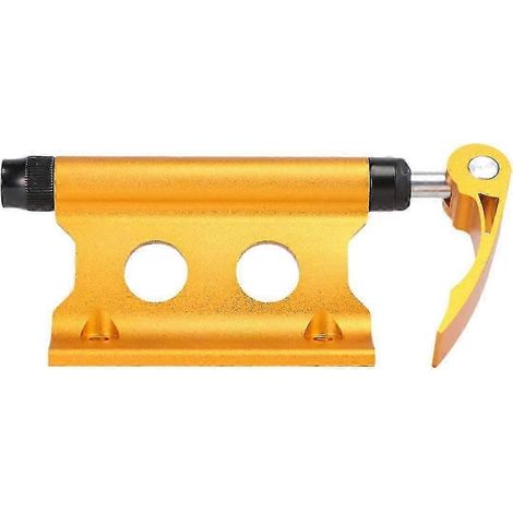 Support de fourche de vélo portable pour roue avant, idéal pour les voyages en extérieur (jaune) (1 pièce) (1/5)