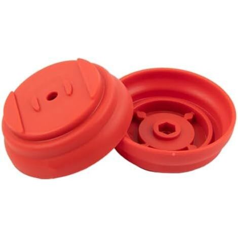 Lot de 2 bases lame pour débroussailleuse électrique sans fil, pièces rechange en plastique tondeuse à gazon jardin, composant d'outil coupe (vert, noir, orange, rouge) - (1/5)