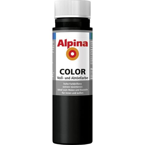 Alpina Color Abtönfarbe night black 250 ml Abtönfarbe (1/3)