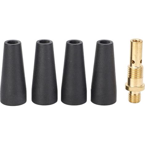 Buse sans gaz à noyau de flux, 5 pièces, Kit de buse de soudage, diffuseur de gaz en laiton Century FC90 80GL (1/5)