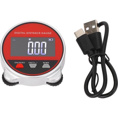 Règle à roulette électronique 0-199.999m avec écran LCD et stockage de données (1/5)