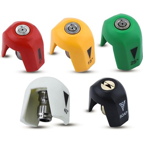 5Pcs Quick Connect Spray Tips for Sun Joe SPX 3000 Series Pressure Washer Nozzle Set (1/5)
