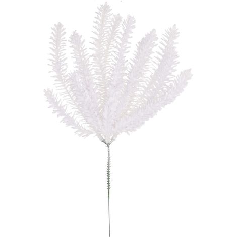 Ramo plastica pino bianco 24x33cm Peraga Christmas