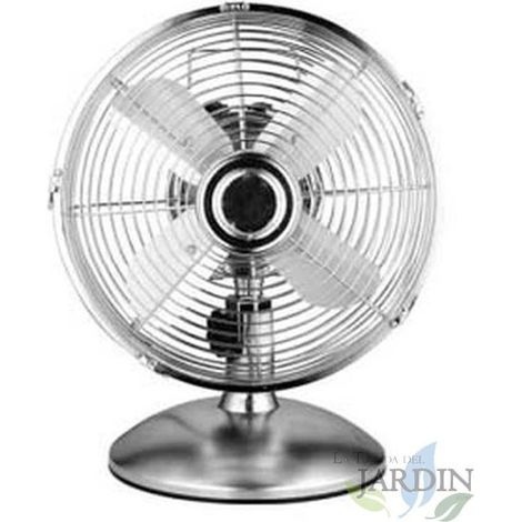 Ventilatore da tavolo argento 40W 30 cm