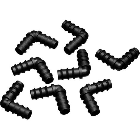 Raccords de tuyauterie Maitys pour systèmes d'irrigation de 16 mm (coudés) (1/4)