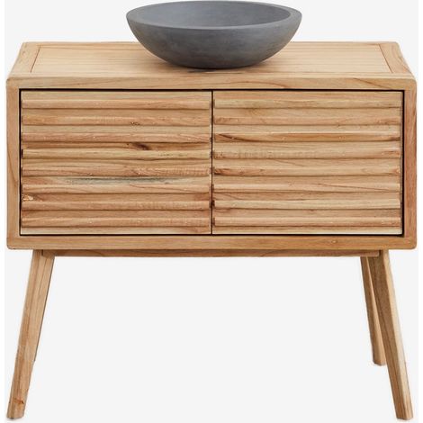 Set di mobili da bagno 90x45 cm in legno Deleyna SKLUM (1/5)