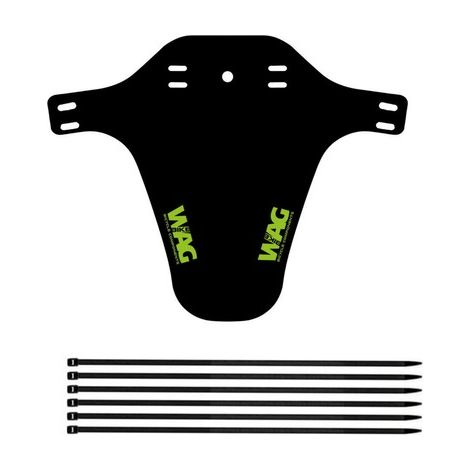 PARAFANGO BICI WAG ANTERIORE PER FORCELLA PARASCHIZZI FLESSIILE PER MTB BICICLETTA VERDE NERO Ecovelo (1/4)