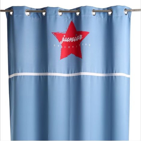 Rideau 140 x 260 cm Junior bleu Atmosphera (1/2)