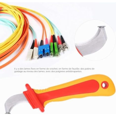 Couteau Knip Isolation Couteau D'électricien Anti Magnétique Bande Rapide Câble Dénudeur Cutter Iec60900 1000V (1/3)