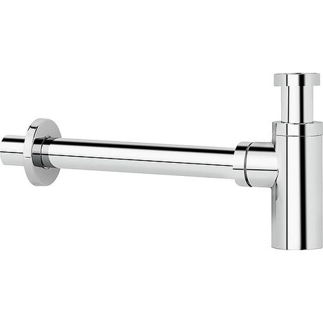 Design-Geruchsverschluss Messing verchromt - Anschluss 1 1/4'' x 32 mm