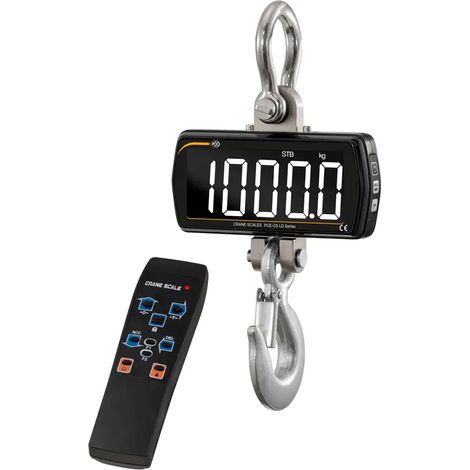 Treuil pce-instruments pce-cs 1000ld Kapazität 1000 kg Genauigkeit 0,2 kg (1/5)