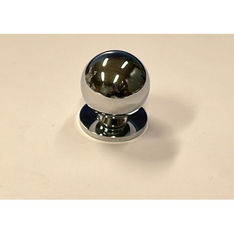 CONNEX - POMOLO A SFERA OTTONE CROMATO DIAMETRO 30MM