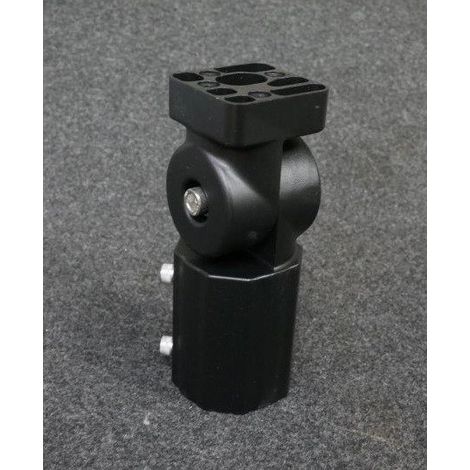 Pied rotatif noir de projecteur exterieur pose sur mât Ø 75mm max KAPSEA BLACK MASTY