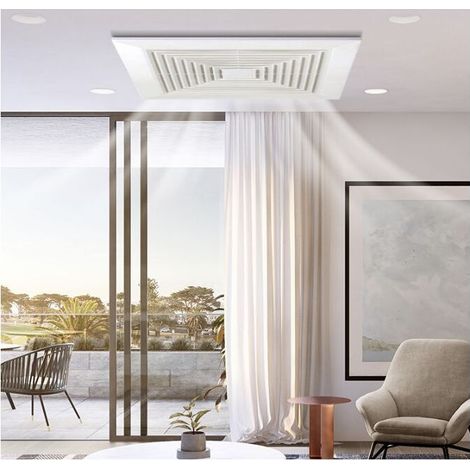 Ventilador de baño clásico con aireador de 9 pulgadas, ventilador de pared (1/5)