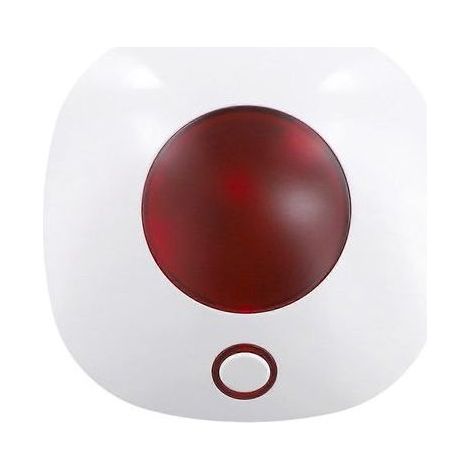 Alarme sonore et lumineuse intelligente avec WiFi 110 dB, alarme de sécurité TUYA, prise aux normes européennes.