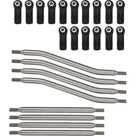 Jeu de 8 tiges de direction en acier inoxydable pour voiture télécommandée Axial Capra AXI03004 (1/5)