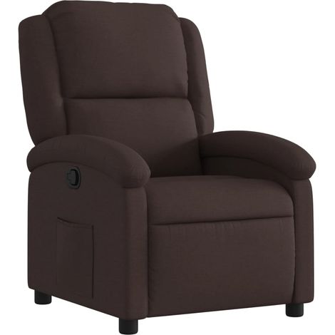 Maison Exclusive - Relaxsessel Dunkelbraun Stoff