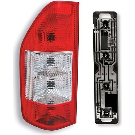 Feu stop arrière gauche Mercedes Sprinter 1995-2005, OE 8261556, avec panneau d'ampoules (1/3)