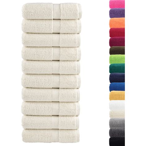 Serviettes d'invité de qualité supérieure SOLUND 10 pcs crème