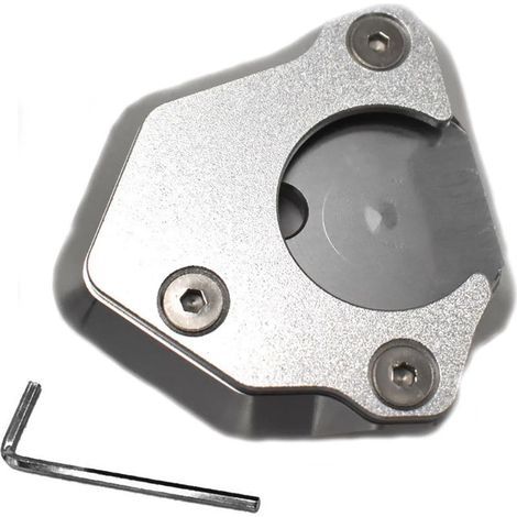 (Titane) Compatible avec KTM Duke 125/200/390 Duke690 SMC Enduro 990 950 ADV : extension de béquille latérale, support élargi, plaque de support maxpower (1/4)