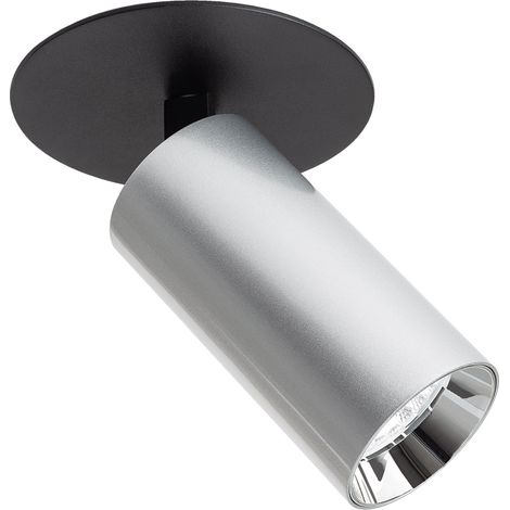 Spot LED Encastré 9W Aluminium Misoh (2700K - 4000K - 6000K) 38º CCT Noir / Argent (1/5)