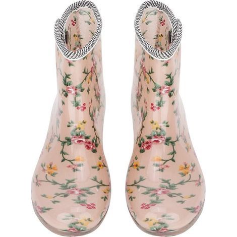 Bottes de Pluie antidérapantes en Caoutchouc PVC pour Femme, Chaussures de Pluie, hôpital et Utilisation Quotidienne pour Le Jardin, Les usines, la Mine de l'industrie(37码-37 Yards) (1/5)
