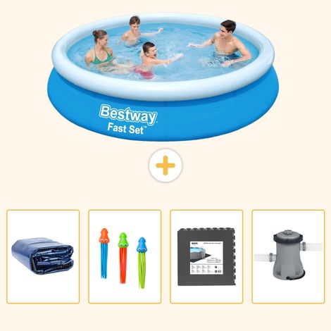 Bestway Bestway Fast Set Ronde - 366x76 cm - 5-pièces S3 (1/5)