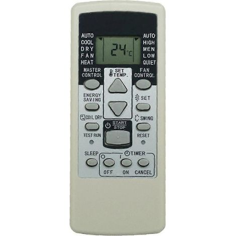 Allauve – Télécommande pour climatiseur Fujitsu AR-RCD1C – ABS durable – Contrôle simple des réglages de température – Compatible avec plusieurs modèles