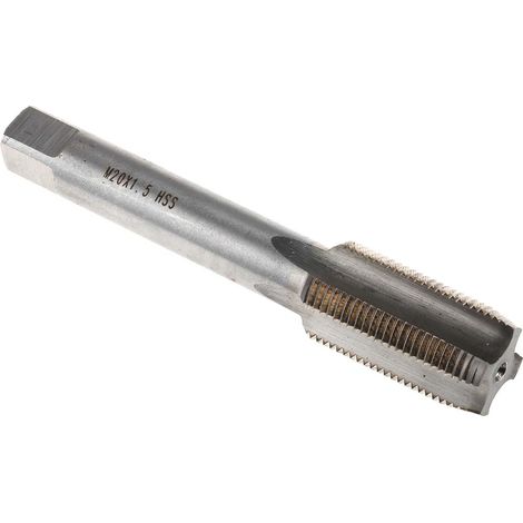 Taraud M20, pas de 1.5mm, Fin métrique, HSS ( Prix pour 1 ) (1/4)