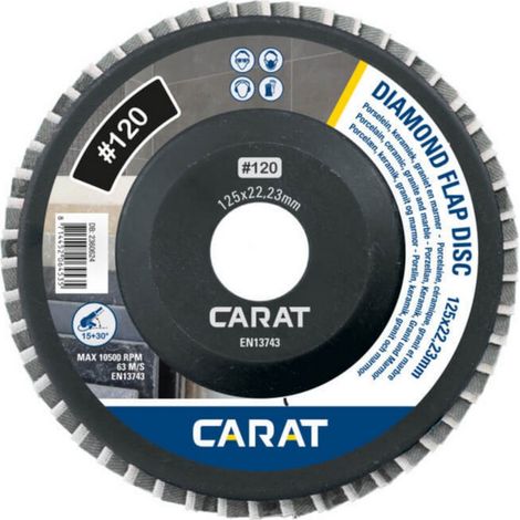 Carat DIAMANT LAMELLENSCHEIBEN EFD 125 x 22,23 mm 120 Körnung EFD1200000