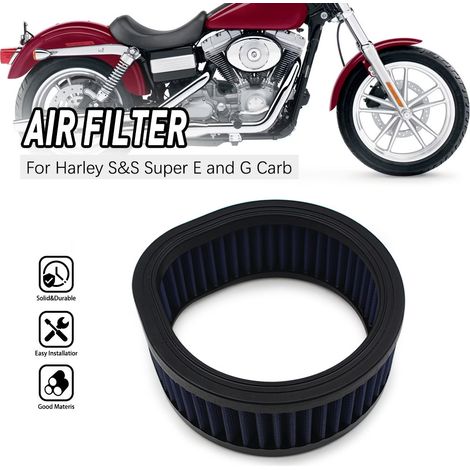 Air filter element compatible with the Harley-Davidson Fatmaster 1200 Supreme Glide S&S Super E&G model