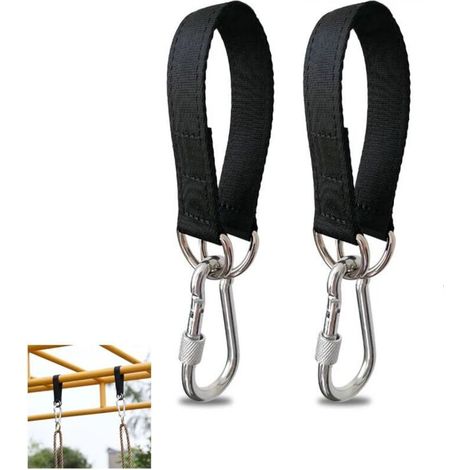 Kit de suspension pour balançoire : Sangle de charge ultra-résistante de 24 cm (400 lbs)
