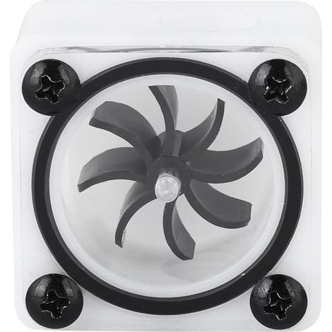 Débitmètre rotatif G1/4 pour refroidissement liquide PC, 3 voies, mesure du débit d'eau