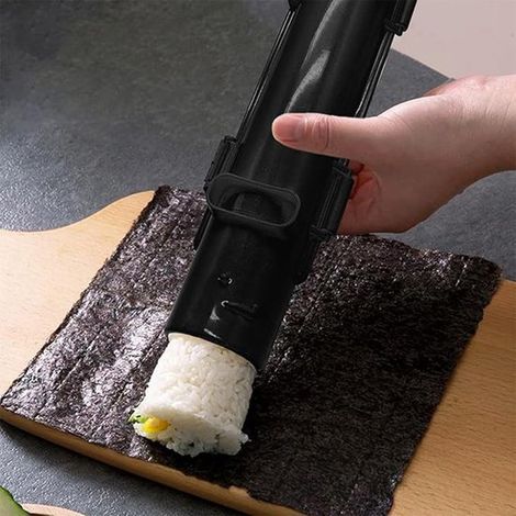 Sushi Set, multifunktionaler Sushi Maker, Bazooka Sushiroller, Sushi Rollset, Sushi Form für mehr Vielfalt bei hausgemachtem Sushi, Werkzeug zum (1/4)
